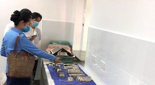 Formation à la prévention et au contrôle des infections des personnels de santé de l’hôpital du district de Hardxayfong, Prefecture de Vientiane