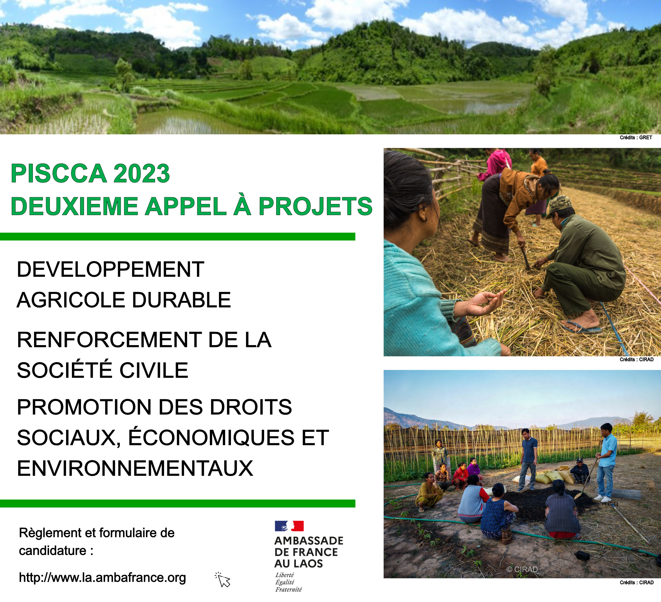 PISCCA – Appel à projets 2023