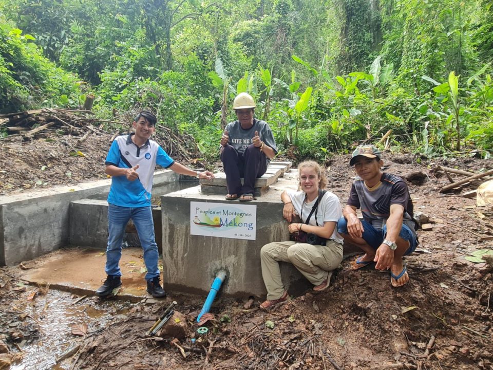 Deux chantiers d’adduction d’eau achévés entre mai et juillet 2025 au nord Laos